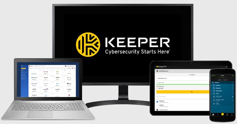 keeper password manager image
