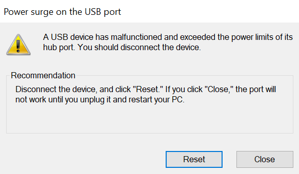 Power-Surge-on-the-USB-Port-error