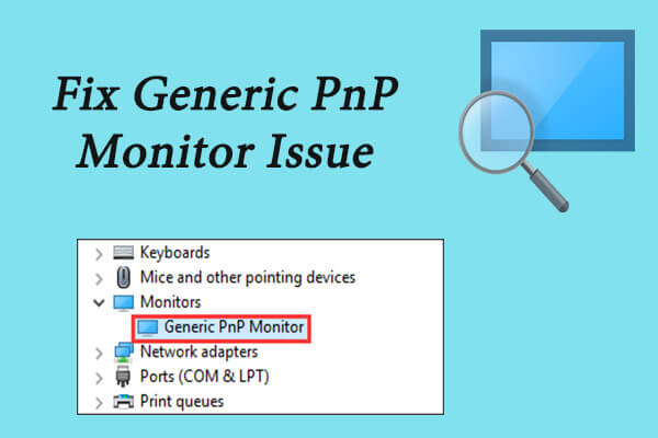How to Update Generic PnP Monitor Driver