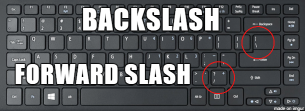 Where is Forward Slash on Keyboard?