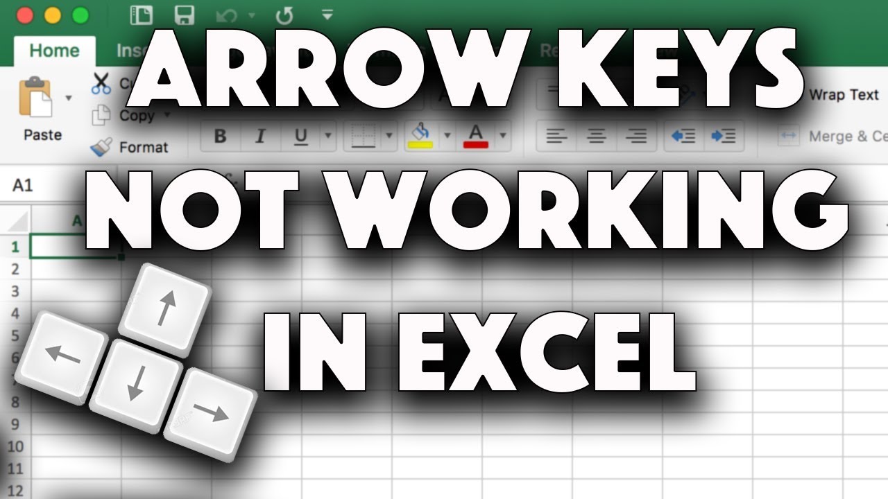 arrow keys not working in excel