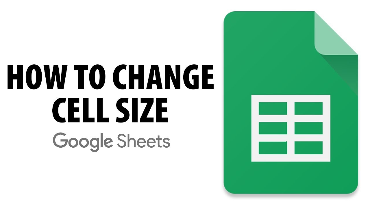 Google Sheet Cell Size