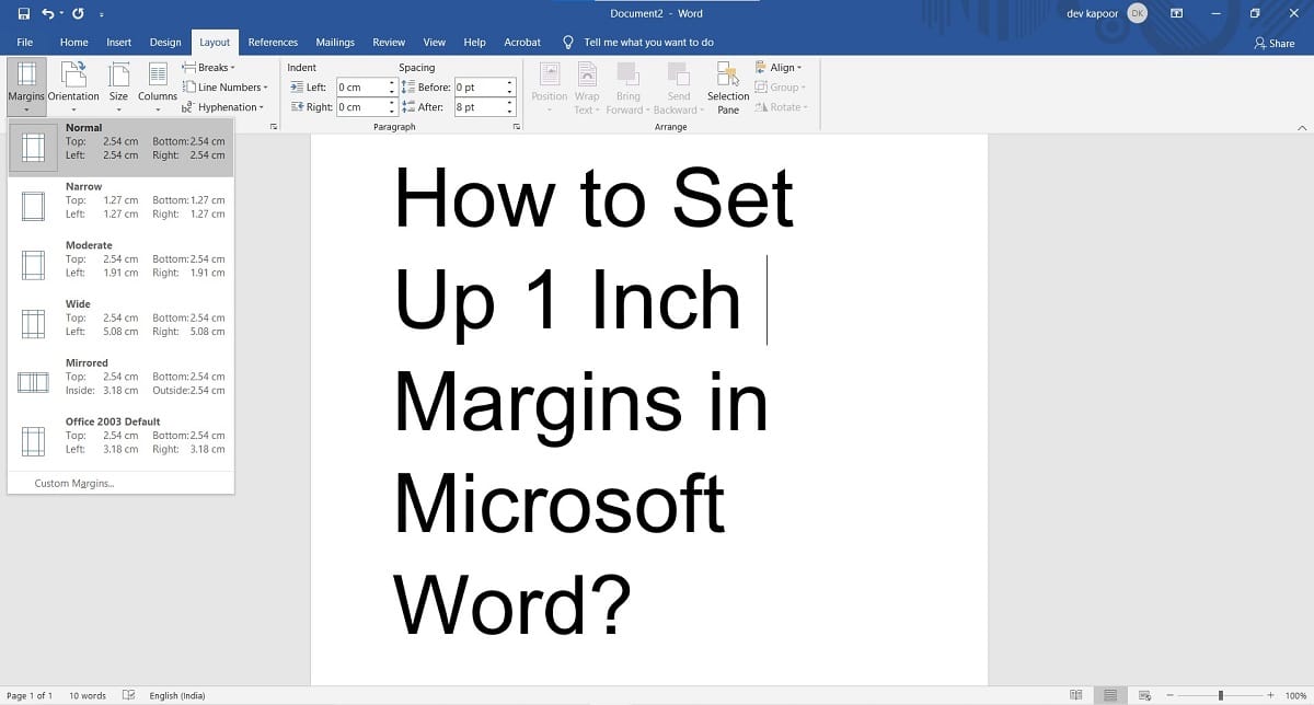 how-to-change-the-unit-of-measurement-for-the-ruler-margins-and