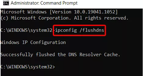ipconfig command image