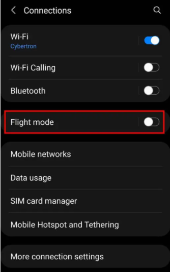 flight mode