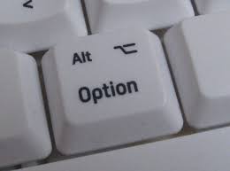 Mac option key on windows keyboard