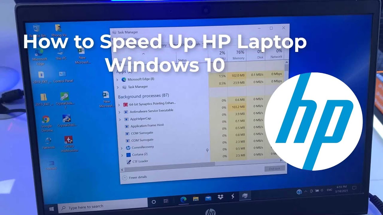 HP Laptop Running Slow Windows 10