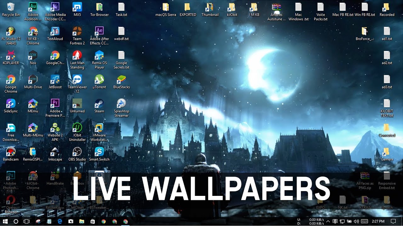 How to get live wallpapers windows 10?