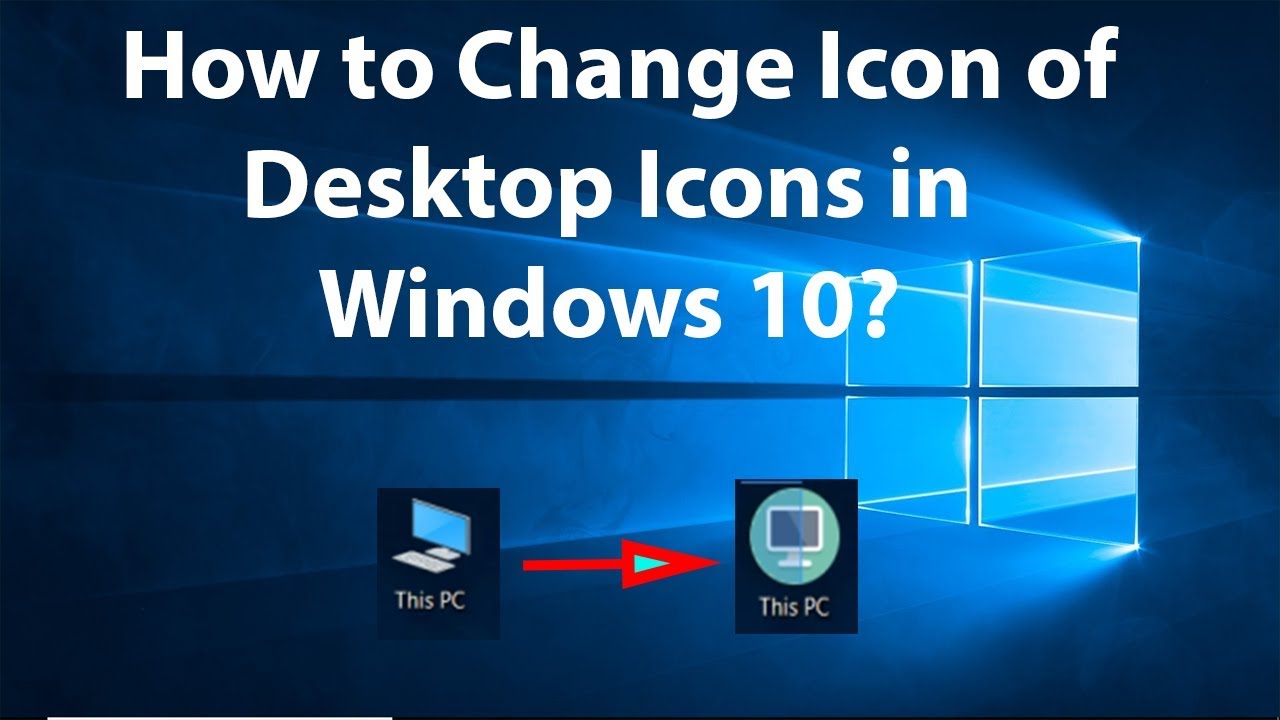 How to change the icon of an app windows 10?
