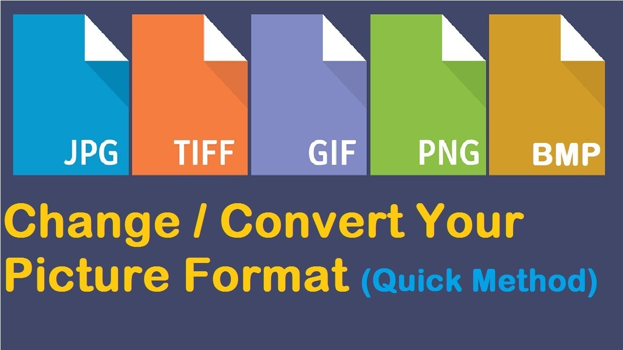 How to change picture format