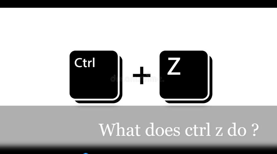 what does ctrl z do