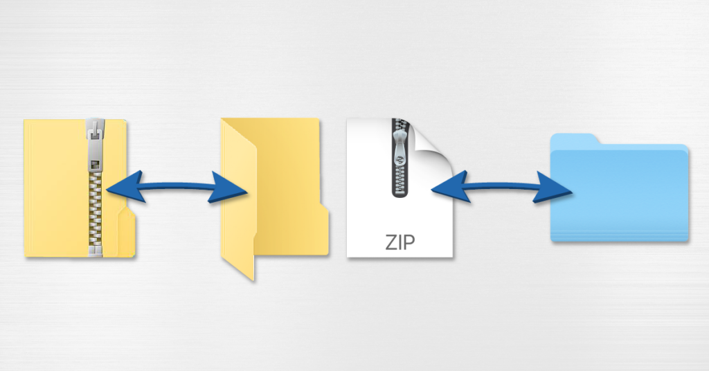 extract zip to unzip image