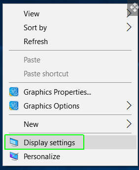 display setting image