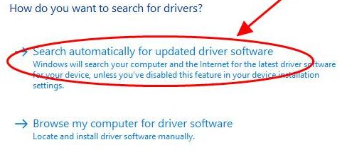update driver software image