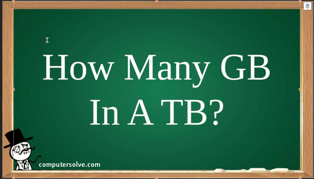 how many gb in a tb