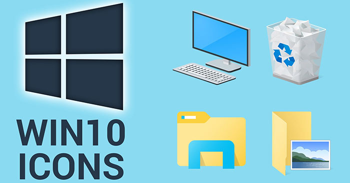 how to change icons on windows 10