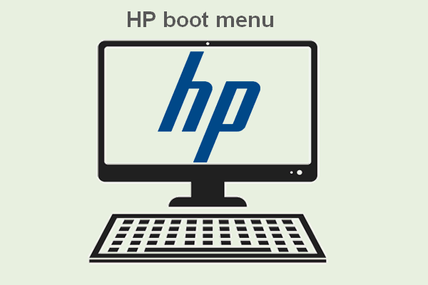 hp laptop boot menu key
