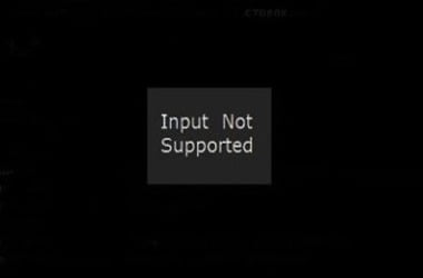 Input Not Supported Acer