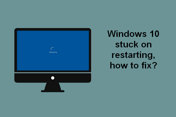 windows stuck on restarting fixing image