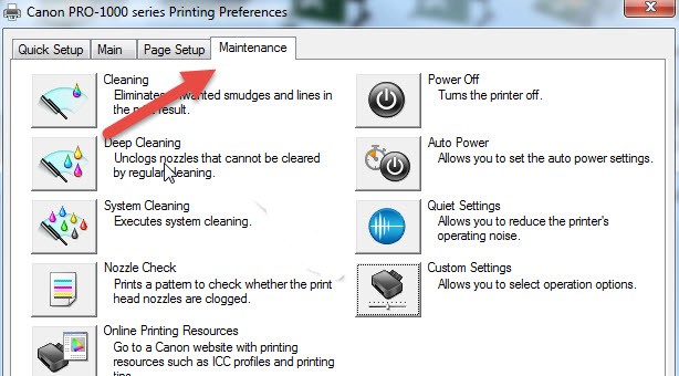 how to clean printer heads