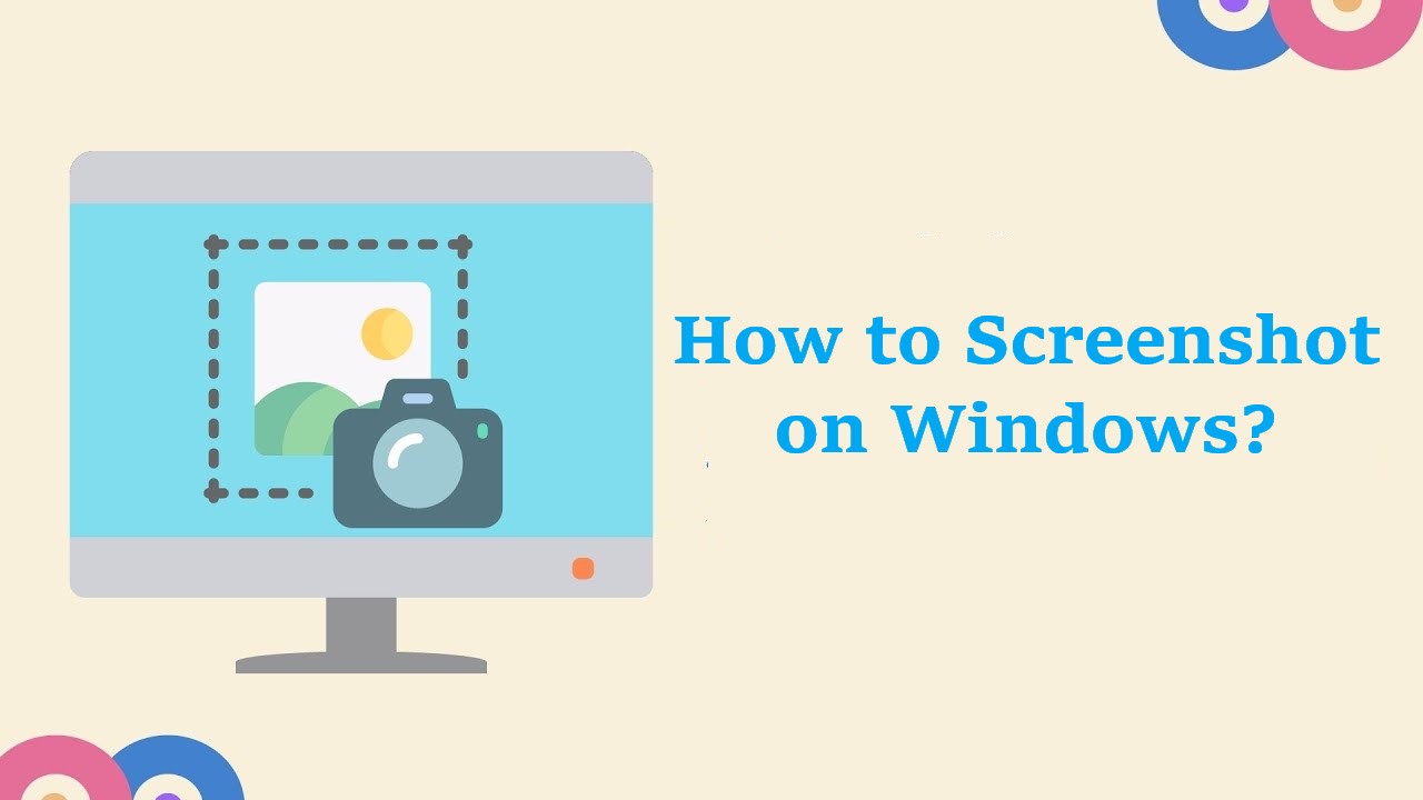 How to screenshot on windows?