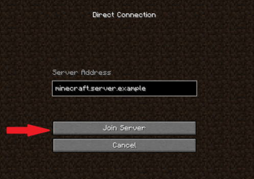 join server click button image