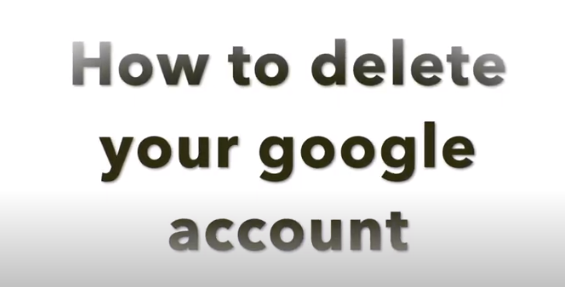 How to delete google account?
