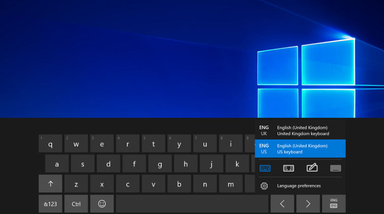 How to change keyboard layout windows 10?