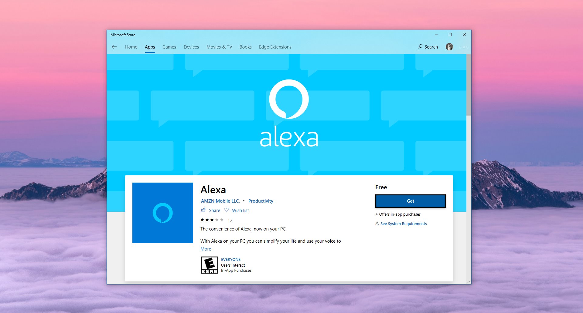 How to reinstall alexa app on windows?