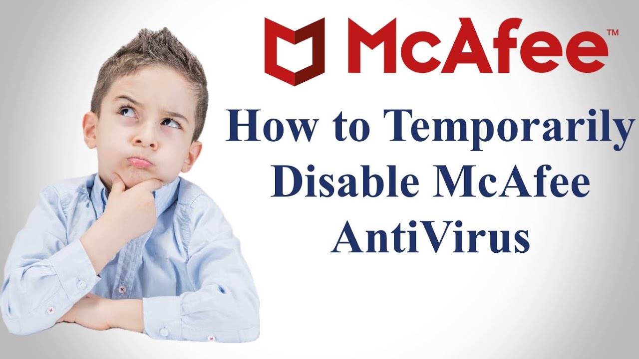 How to Disable Mcafee Antivirus