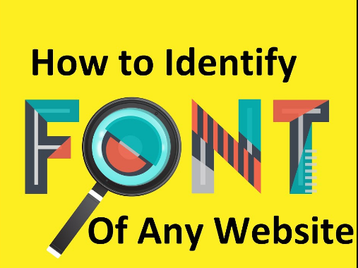 how to identify a font on a website