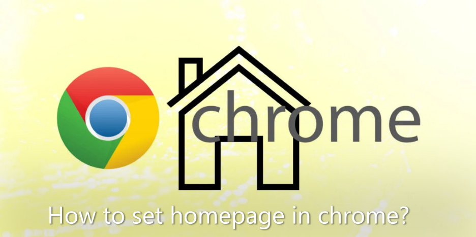 how to set homepage in chrome