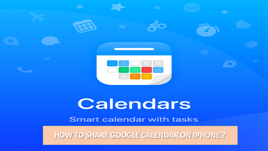 how to share google calendar on iphone