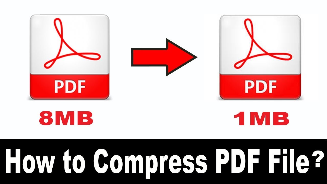 How to compress pdf file?