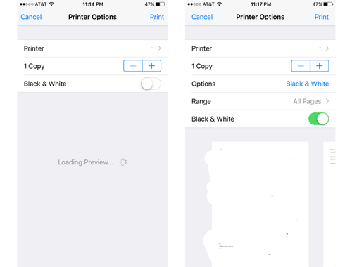 how to add printer to iphone