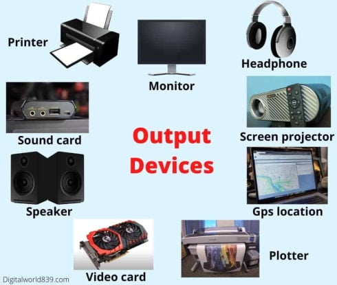 output device in computer