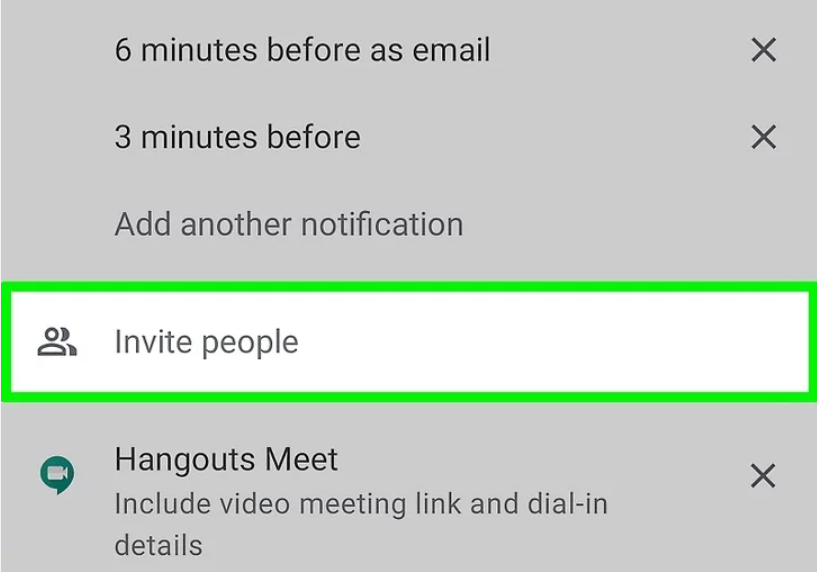 invite people