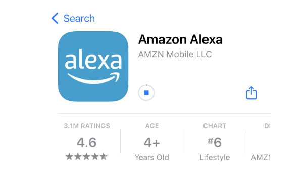 alexa on app store