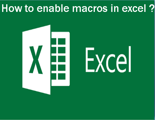 how to enable macros in excel