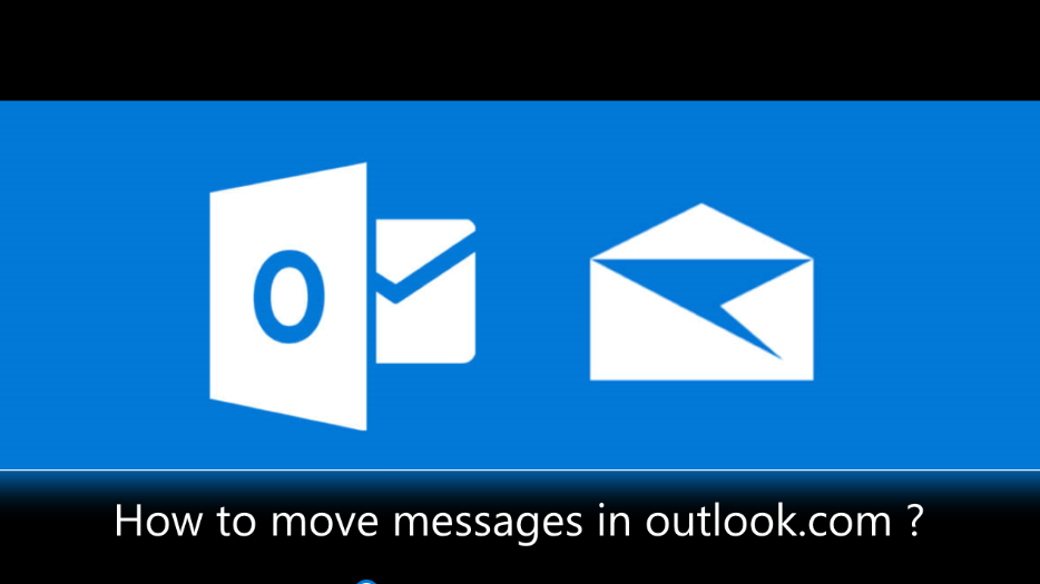 How to move messages in outlook.com ?