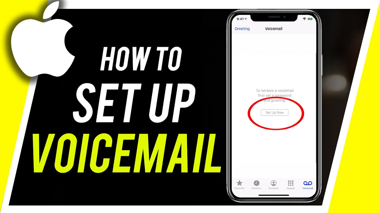 How to set up voicemail on iphone?