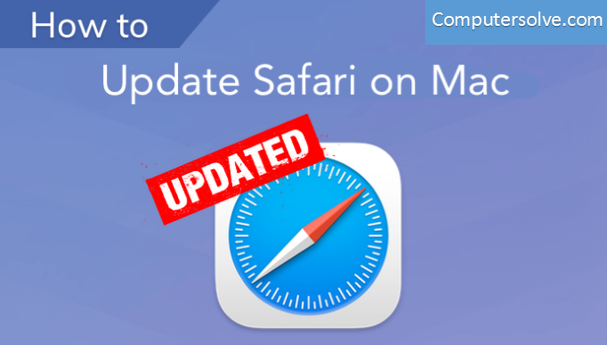 How to update safari on mac?