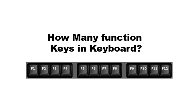 How Many function Keys in Keyboard?