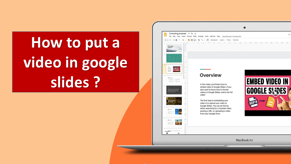 how to put a video in google slides