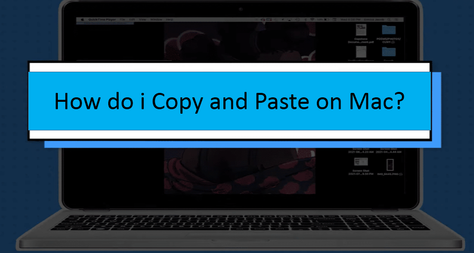 How do i Copy and Paste on Mac?