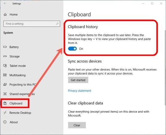 Get-to-your-Clipboard-through-Windows-Setting