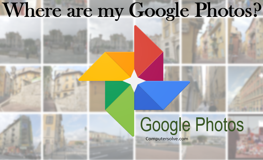 Where are my Google photos