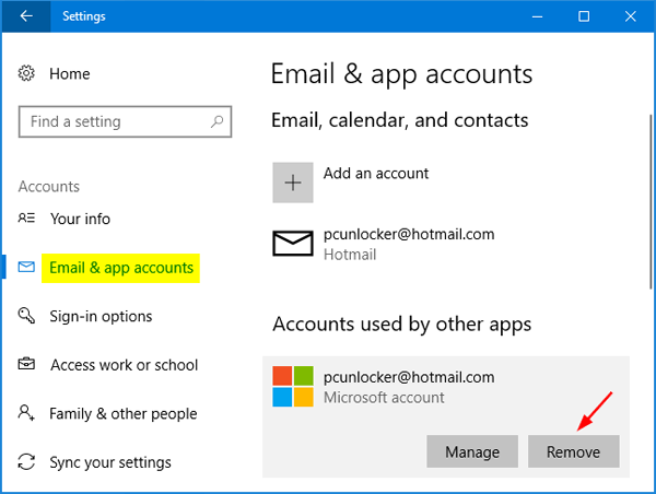 Delete How To Remove Microsoft Account From Windows 10