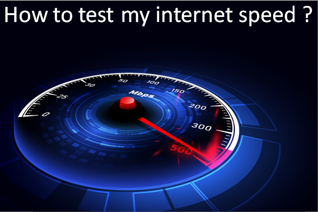 how to test my internet speed