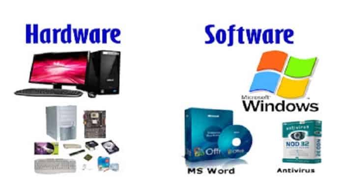 What is hardware and software?